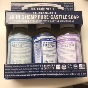 New inbox dr bronners Castile soaps